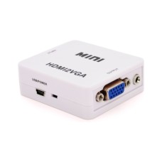 Перехідник HDMI F to VGA F 720P/1080P white Voltronic (YT-CM-HDMI/VGA)