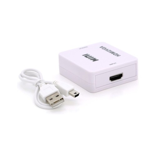 Перехідник HDMI F to VGA F 720P/1080P white Voltronic (YT-CM-HDMI/VGA)