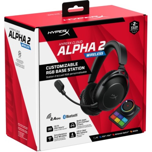Навушники HyperX Cloud Alpha 2 Wireless Black (AJ5C7AA)