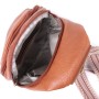 Сумка Vintage Жіноча через плече з отвором для навушників з екошкіри Руда (22789)