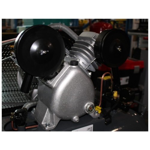 Компресор GTM 100л, 440/320л/хв, 2,2кВт, 10бар, 220В, 2 циліндри V-под. (KCJ2070-100L)