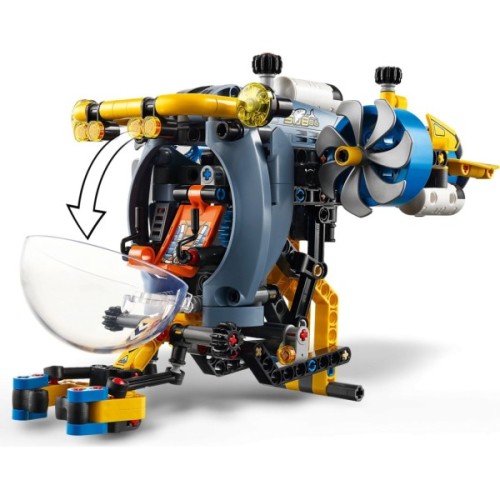 Конструктор LEGO Technic Глибоководний дослідницький підводний човен (42201)