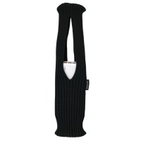 Чохол до мобільного телефона BeCover Knit Pocket universal Black (715158)