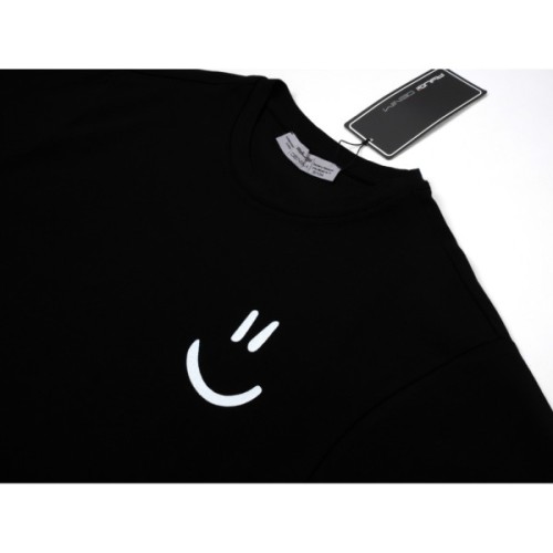 Футболка дитяча A-Yugi зі смайлом (7303-146G-black)