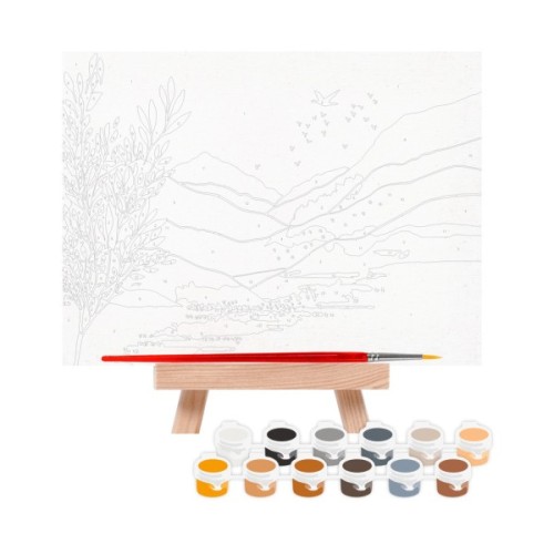 Картина по номерам Rosa Star Загадковий пейзаж 15 х 20 см з мольбертом (4823098540540)