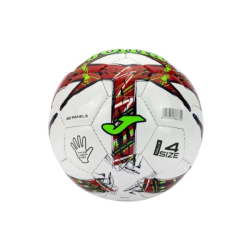 М'яч футбольний Joma Dal III (401412.206) Уні 4 Біло-червоно-салатовий (8445954786730)