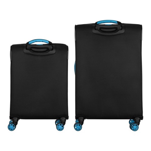 Набір валіз 2E Trek (M+S), чорні (2E-SPE-TREK-SET4-BK)