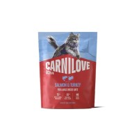 Сухий корм для кішок Carnilove Active Salmon & Turkey Large Breed 400 г (8595602581627)