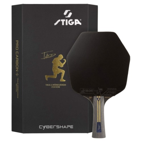 Ракетка для настільного тенісу Stiga Pro Carbon Plus Cybershape Truls Edition 5 Star FL (1215-1306-35) (932354)