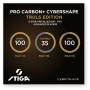 Ракетка для настільного тенісу Stiga Pro Carbon Plus Cybershape Truls Edition 5 Star FL (1215-1306-35) (932354)