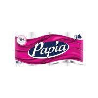 Туалетний папір Papia 3 шари 16 рулонів (8690536010042)