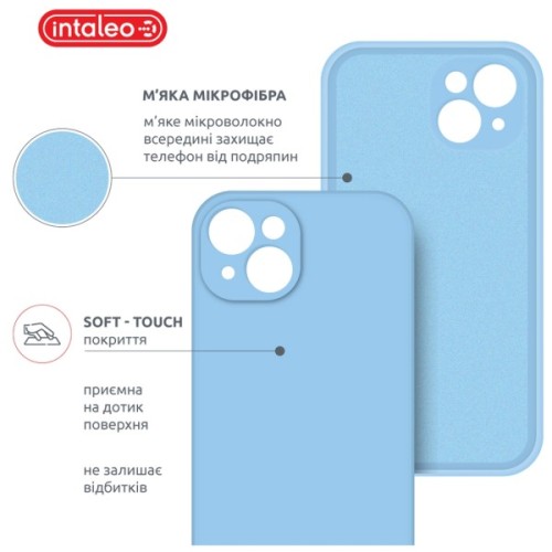 Чохол до мобільного телефона Intaleo SoftShell Apple iPhone 14 Plus Light Blue (1283126567957)