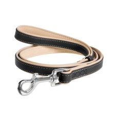 Повідець для собак WAUDOG Soft M-XXL Ш 25 мм Д 122 см чорний (7258)