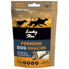 Ласощі для собак Lucky Star Сендвіч кручений з м'ясом курки маленький 9.5 см 85 г (4820111434237)