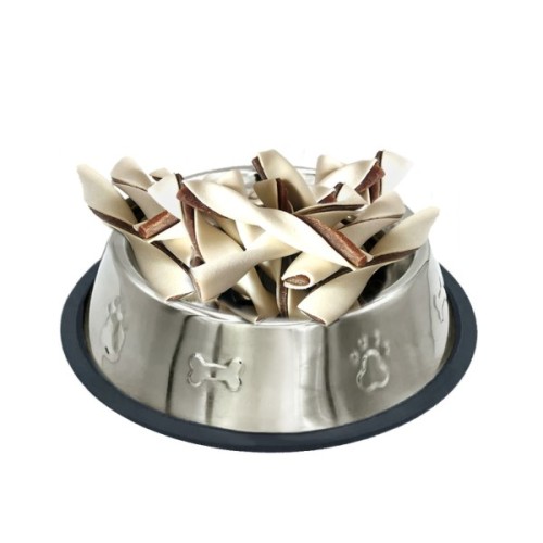 Ласощі для собак Lucky Star Сендвіч кручений з м'ясом курки маленький 9.5 см 85 г (4820111434237)