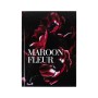 Книга записна Axent Maroon fleur А5, 96 аркушів, клітинка, тверда обкладинка (8459-1-A)