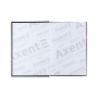 Книга записна Axent Maroon fleur А5, 96 аркушів, клітинка, тверда обкладинка (8459-1-A)