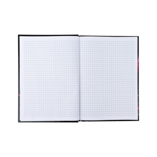 Книга записна Axent Maroon fleur А5, 96 аркушів, клітинка, тверда обкладинка (8459-1-A)
