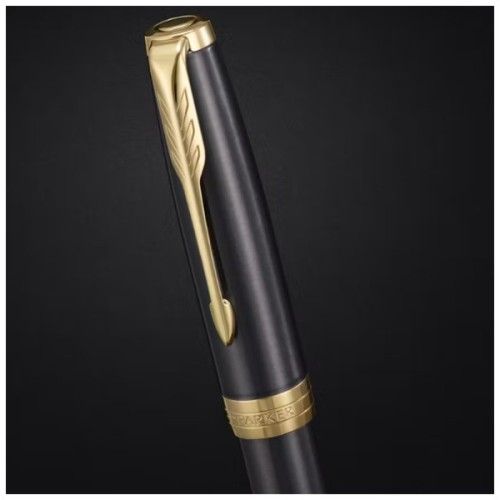 Ручка кулькова Parker SONNET 17 Grey Lacquer GT BP (86 432)