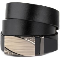 Ремінь Vintage З автоматичною пряжкою з візерунком Чорний (20251)