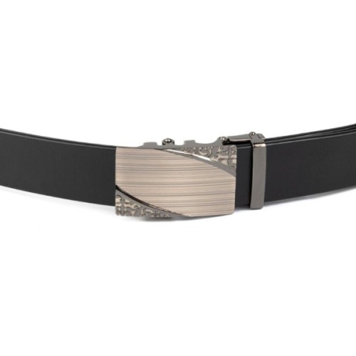 Ремінь Vintage З автоматичною пряжкою з візерунком Чорний (20251)