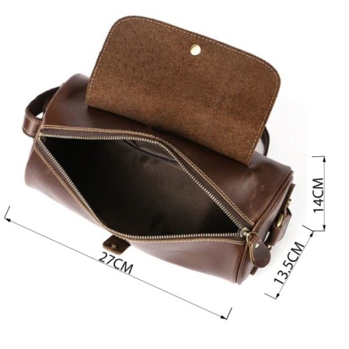 Сумка Vintage Чоловіча Коричнева (14694)