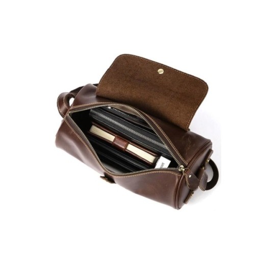 Сумка Vintage Чоловіча Коричнева (14694)