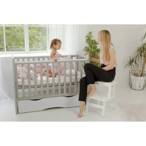 Ліжечко Angelo LUX-11 (сірий) 120x60 (11034)