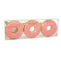 Ялинкова іграшка Chomik пластикові Пончики 3 шт, 8см, рожеві (5901292677169_3)