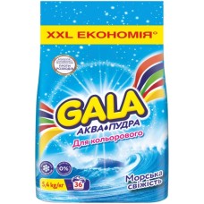 Пральний порошок Gala Аква-Пудра Морська свіжість для кольорових речей 5.4 кг (8006540518168)