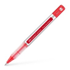 Ролер Faber-Castell Free Ink rollerball, колір чорнила червоний, 0,5 мм, одноразова (29139)