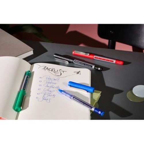 Ролер Faber-Castell Free Ink rollerball, колір чорнила червоний, 0,5 мм, одноразова (29139)