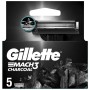 Змінні касети Gillette Mach3 Charcoal Деревне вугілля 5 шт. (8700216062770)