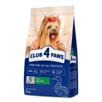 Сухий корм для собак Club 4 Paws Преміум з качкою для малих порід 2 кг (4820269144637)
