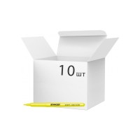 Маркер Stanger текстовий, 1-3 мм жовтий 10 шт (MARKER-TXT-ST-PENY10)