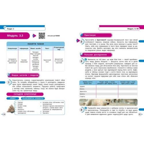 Підручник НУШ Українська мова, українська та зарубіжна літератури. 8 клас. Частина 2. Інтегрований курс Ранок (9786170995858)