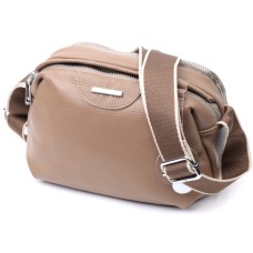 Сумка Vintage З натуральної шкіри Бежева (22594)