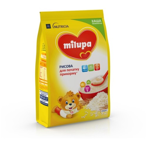 Дитяча каша Milupa Рисова безмолочна 170 г (5900852930058)