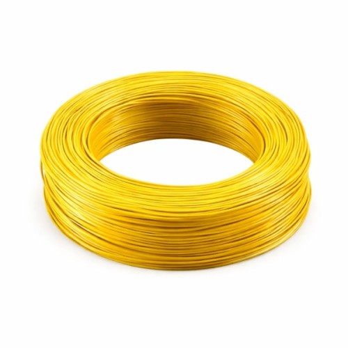 Кабель силовий MYSUN гнучкий, мідний, бухта 610м YELLOW (24AWG-YL)