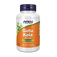 Трави Now Foods Готу Кола, 450 мг, Gotu Kola, 100 вегетаріанських капсул (NF4700)
