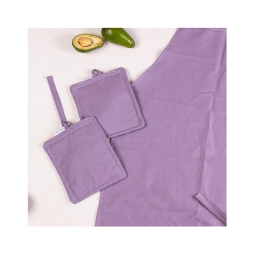 Фартух MirSon Набір №214 - Lavender дві прихватки + дві рукавички-прихватки + фартух (2200006754329)