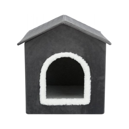 Будиночок для тварин Trixie Лівія 38х41х44 см темно-сірий (4057589379115)