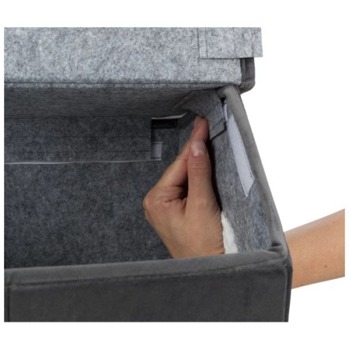 Будиночок для тварин Trixie Лівія 38х41х44 см темно-сірий (4057589379115)