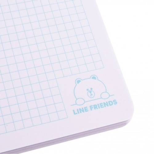 Блокнот Yes 2 в 1 В5 В7 80 арк 20 арк подвійна спіраль Line Friends Sally клітинка (151780)