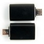 Перехідник OTG USB 2.0 AF to Micro 5P black Dengos (ADP-017)