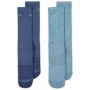 Шкарпетки Nike U NK EVERYDAY PLUS CUSH CREW 2PR DM7086-903 34-38 2 пари Синій/Блакитний (195244785339)