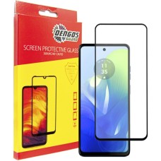 Скло захисне Dengos Full Glue Motorola Moto G04 (black) (TGFG-354)