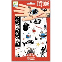 Набір для творчості Djeco Наклейки на тіло Пірати (DJ09584)