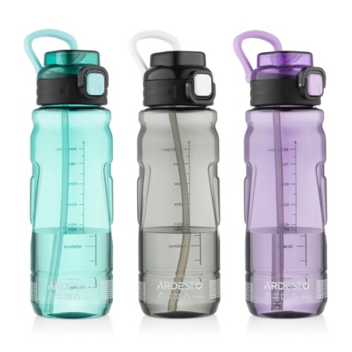 Пляшка для води Ardesto Sport 1000мл чорний (AR2210EG)