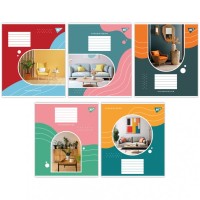 Зошит Yes Your interior А5 60 аркушів лінія (767164)